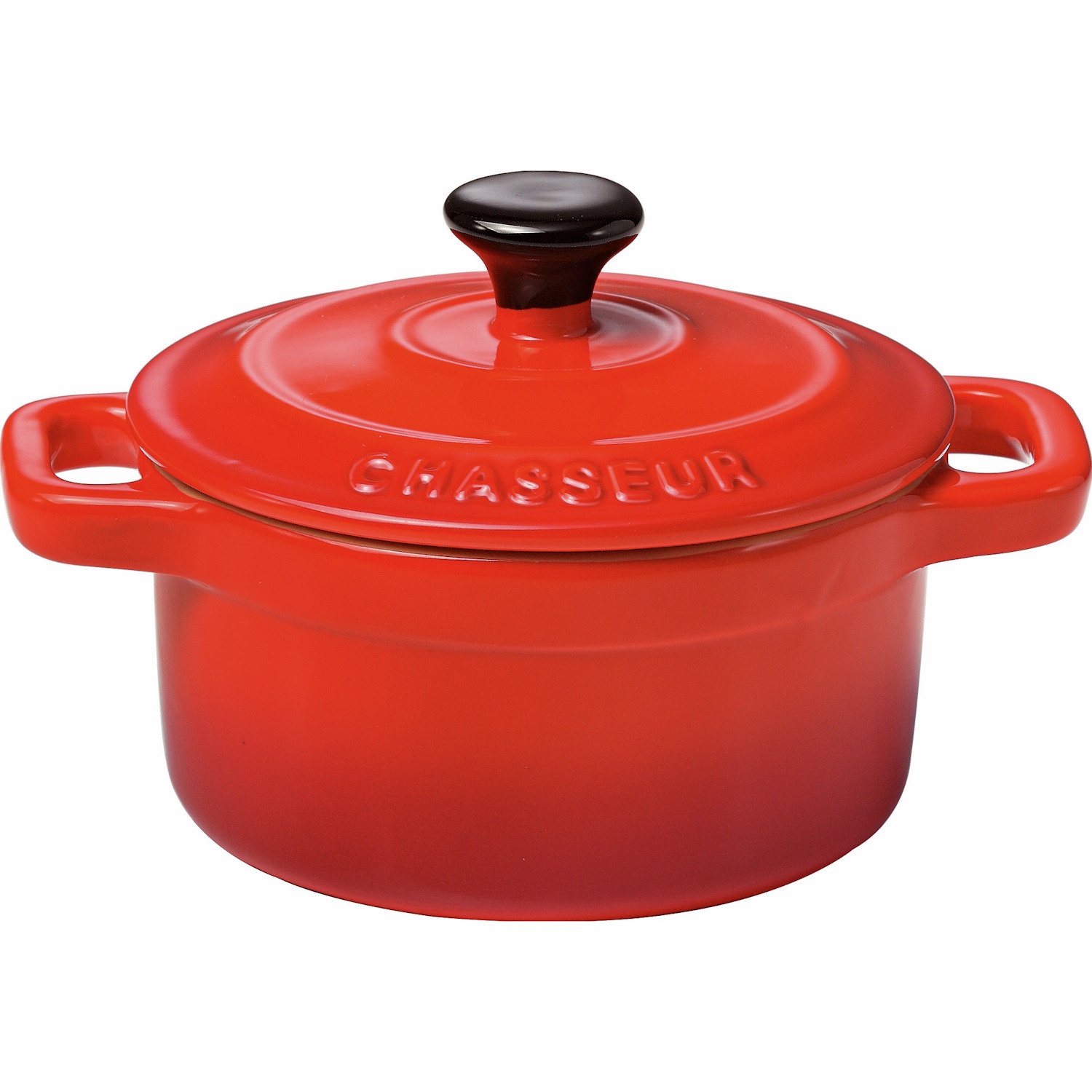 Chasseur La Cuisson Mini Cocotte 10cm Set of 6 Inferno Red-2