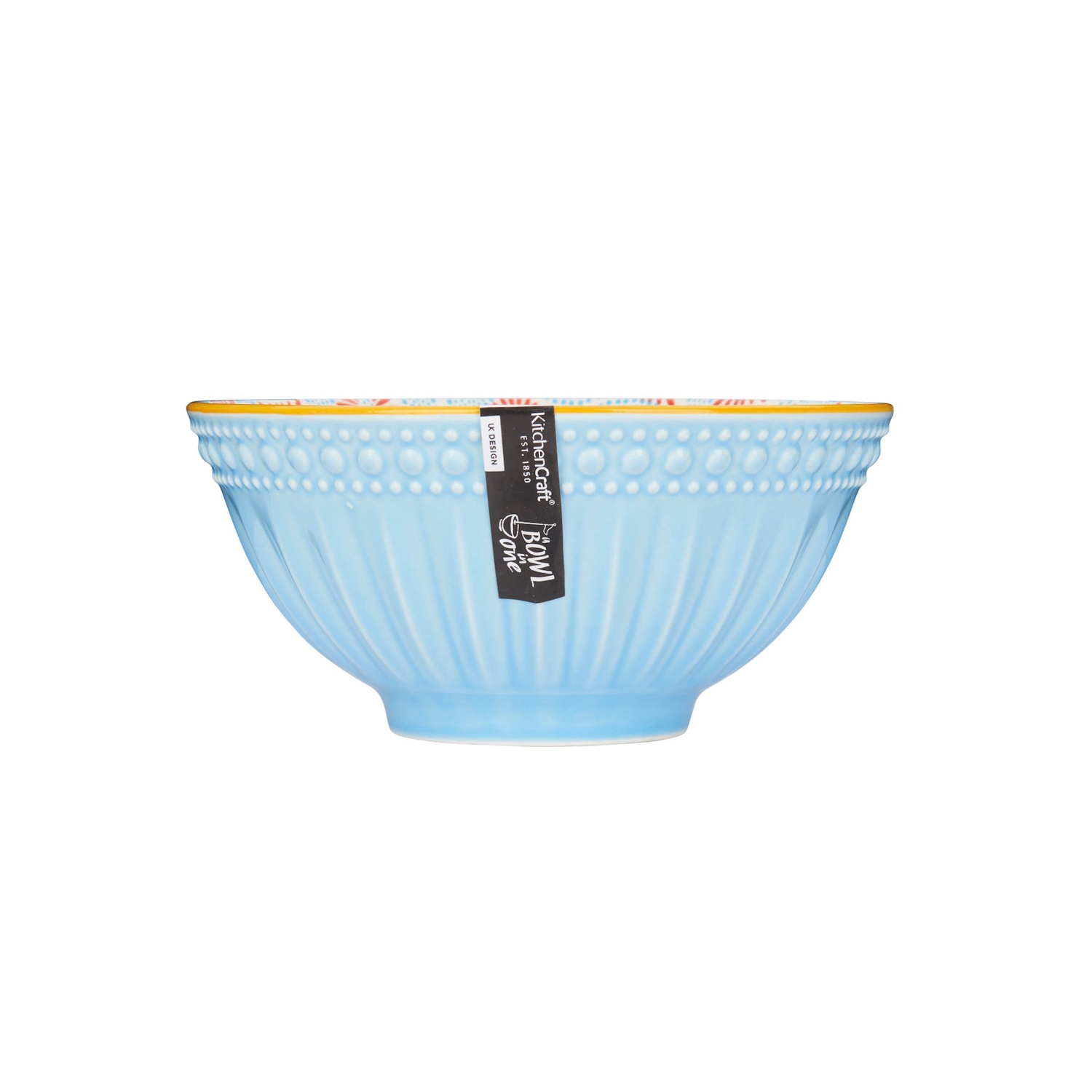 Mikasa Does it All Bowl 15.7cm -  Blue Mosaic-3