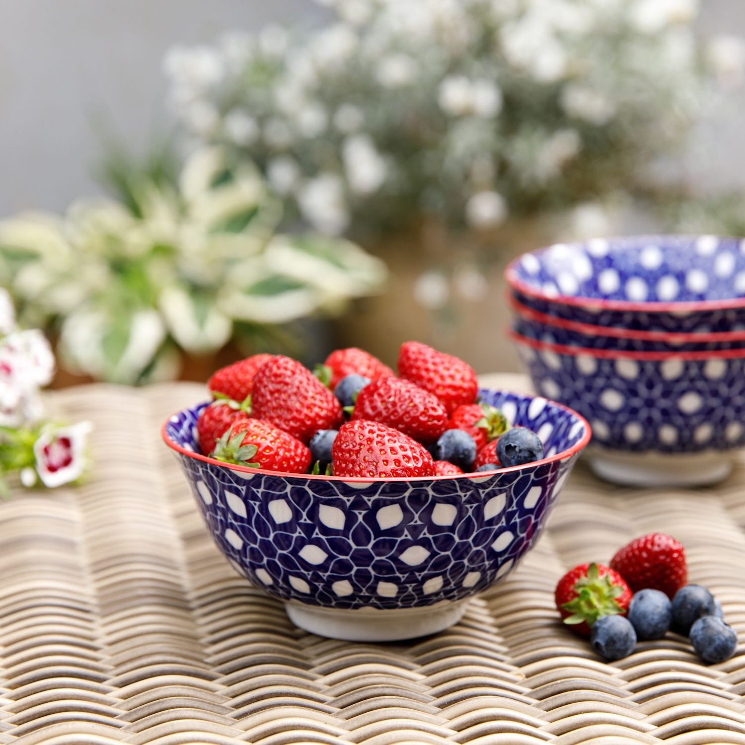 Mikasa Does it All Bowl 15.7cm -  Blue Floral-4