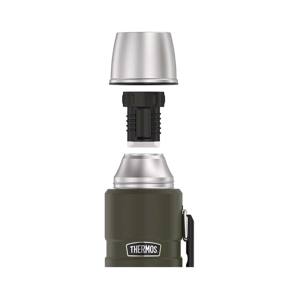 Thermos 1.2L Stainless King™ Stainless Steel Vacuum Insulated Flask Army Green-3