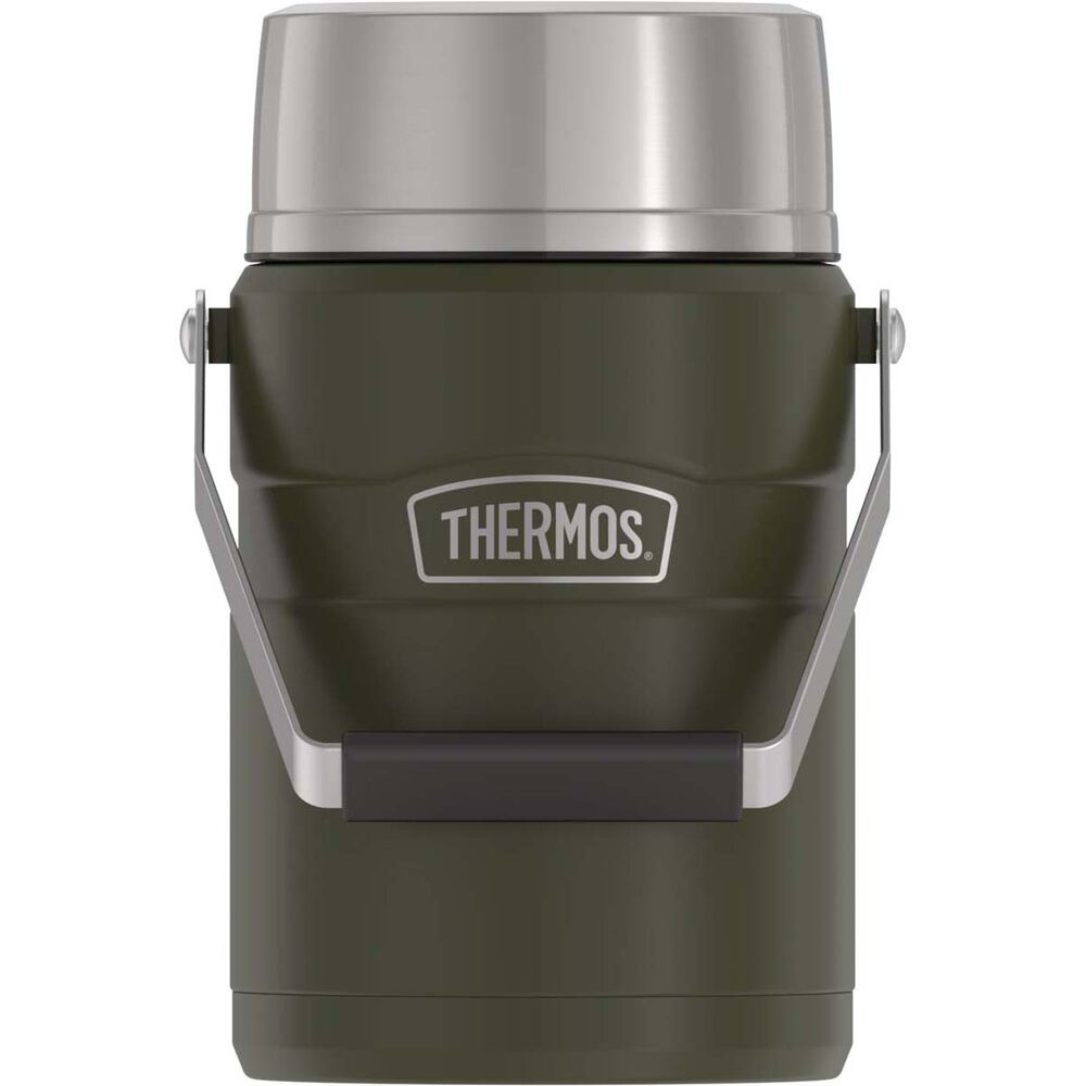 Thermos Stainless King Stainless Steel Vacuum Insulated Food Jar 1.39L Army Green-1