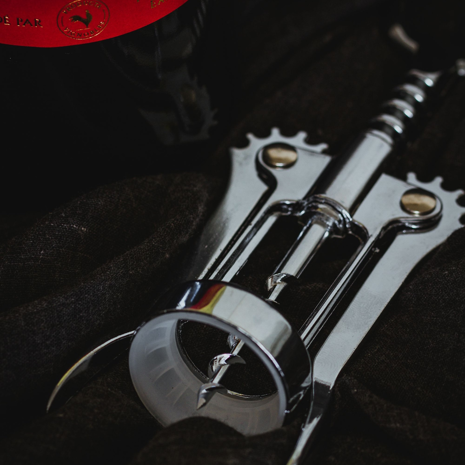 BarCraft Double Handled Chrome Wing Corkscrew-3