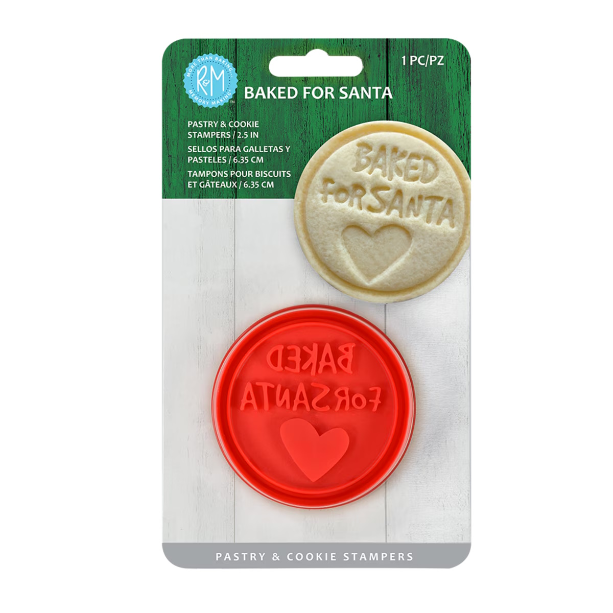 R&m Baked For Santa Pastry & Cookie Stamper 6.4cm Dia-3