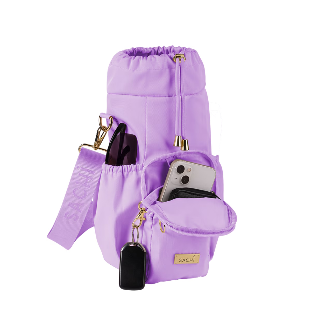 Sachi Crossbody Insulated Bottle Bag - Orchid-4