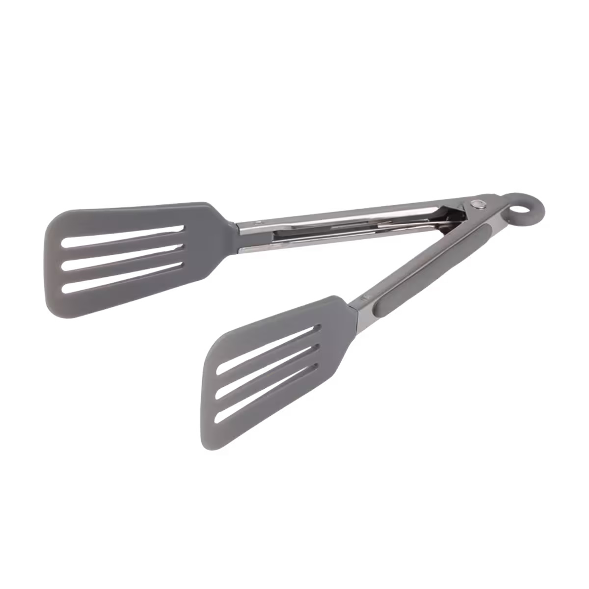 Appetito Mini Nylon Spatula Tongs 18cm Charcol-1