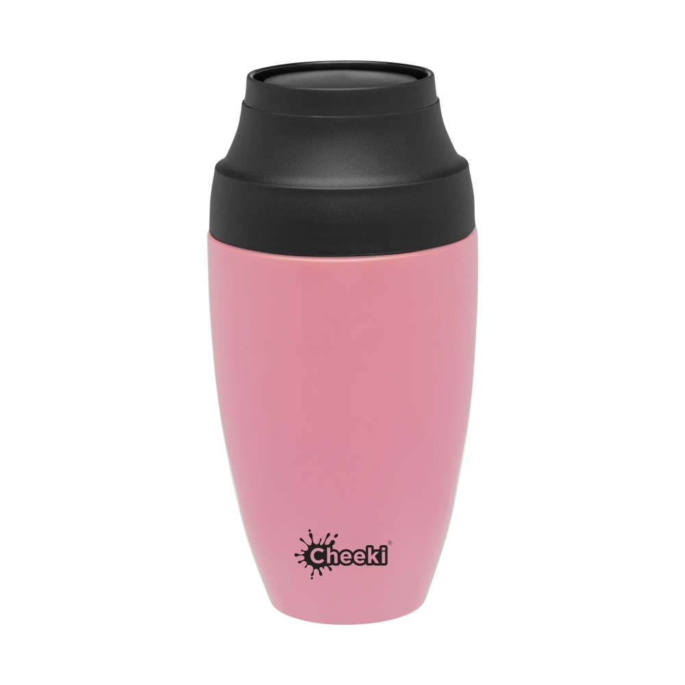 Cheeki Insulated Coffee Mug - Pink 350ml-1