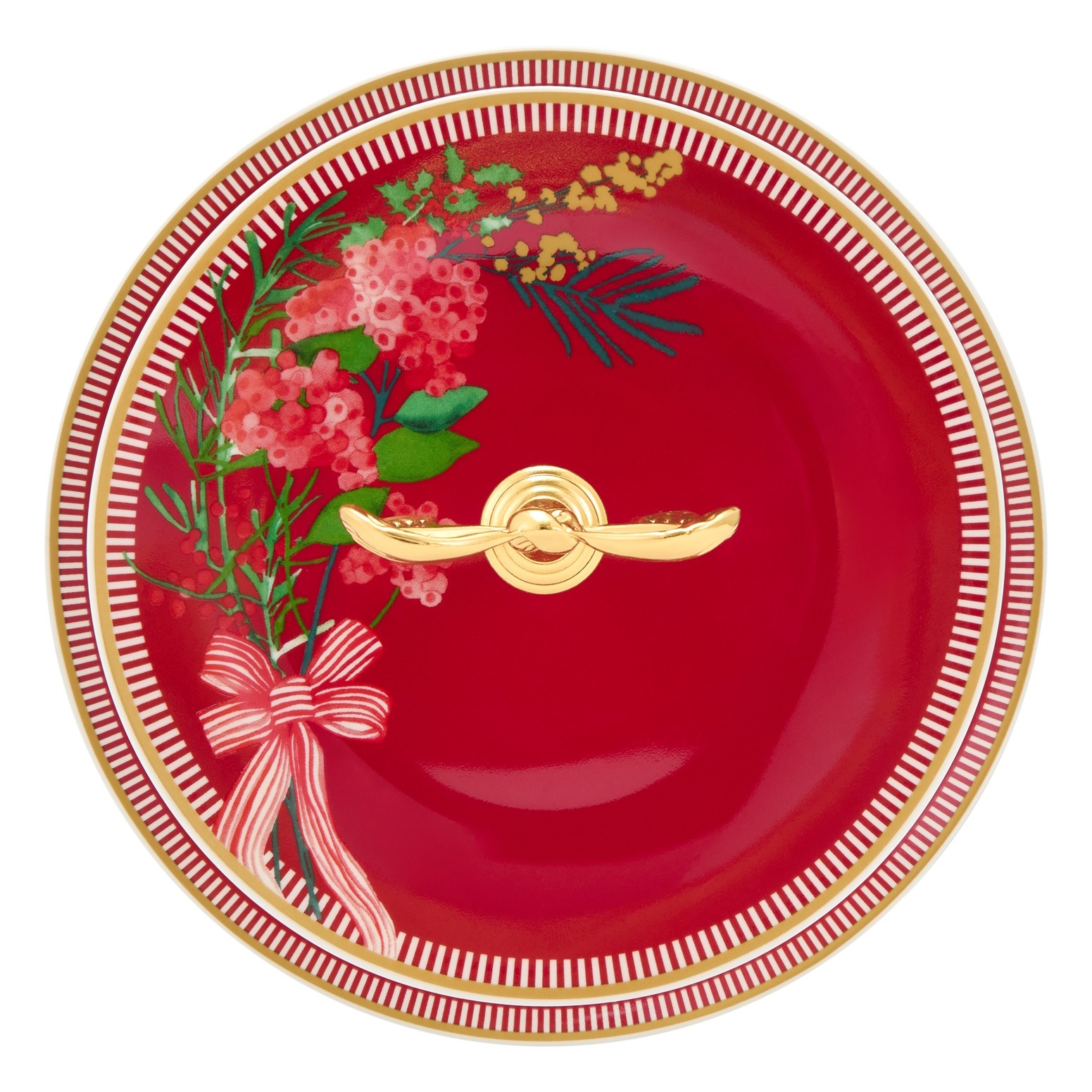 Maxwell & Williams Festive Flora 2 Tiered Cake Stand 20&15cm Gift Boxed-2