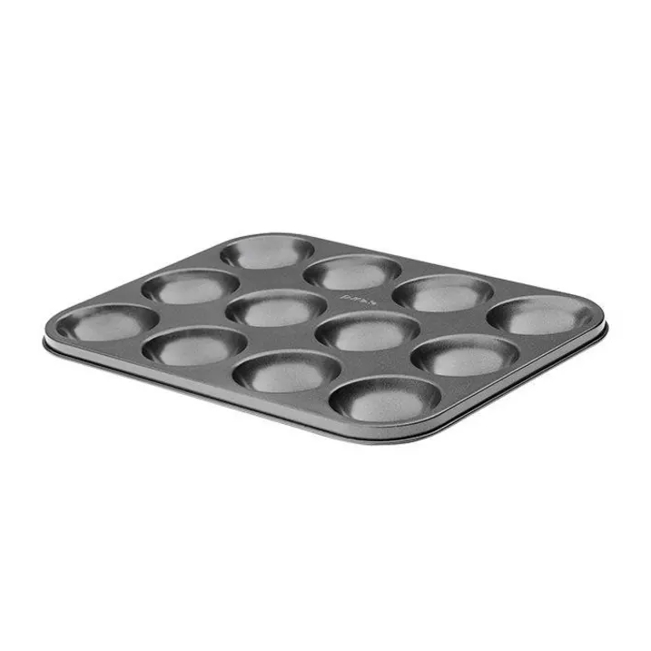  Pyrex Platinum 12 Cup Patty Cake Pan-3