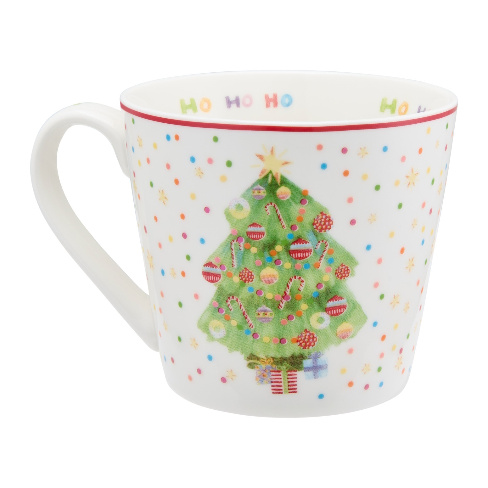 Maxwell & Williams Jolly Joy Joy Mug 400ML Christmas Tree Gift Boxed-1