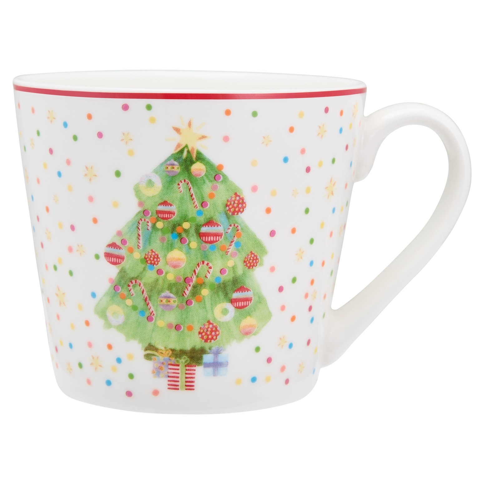 Maxwell & Williams Jolly Joy Joy Mug 400ML Christmas Tree Gift Boxed-3