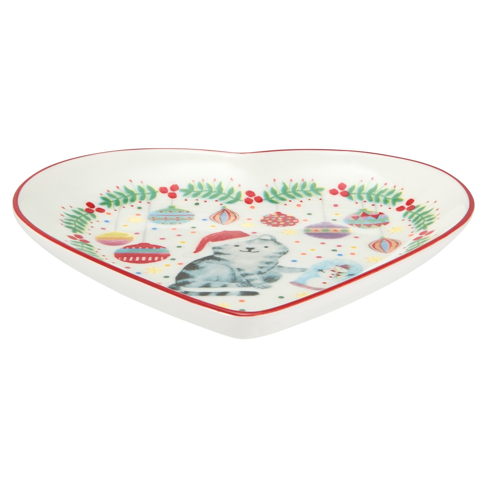 Maxwell & Williams Jolly Joy Joy Heart Dish 14cm Cat Gift Boxed-4