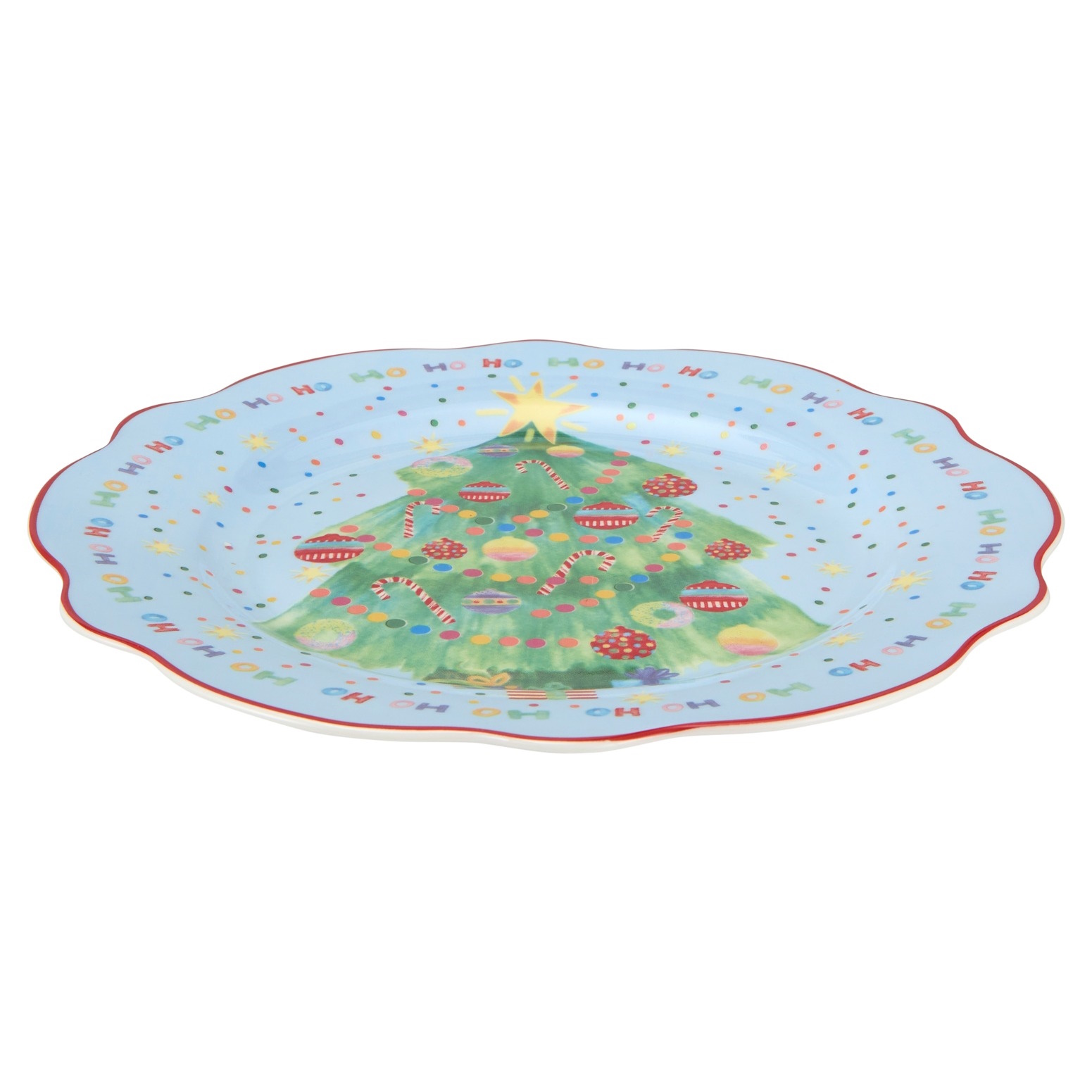 Maxwell & Williams Jolly Joy Joy Plate 20cm Christmas Tree Gift Boxed-2