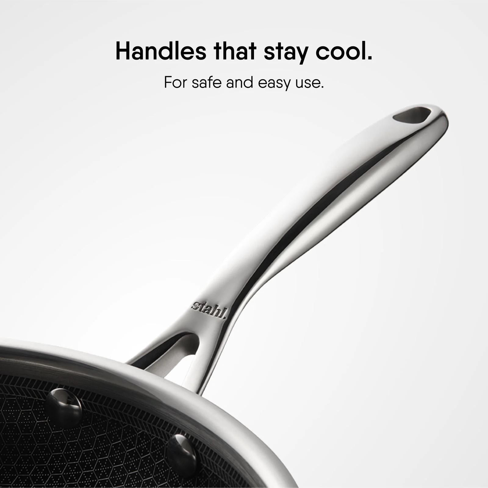 Stahl 28cm Triply Artisan Hybrid Fry Pan With Lid -3