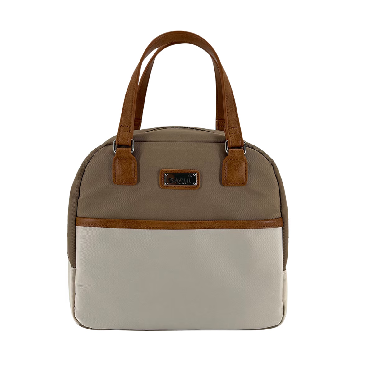 Sachi Style 237 Insulated Cali Lunch Bag Plain - Latte-Cream-2