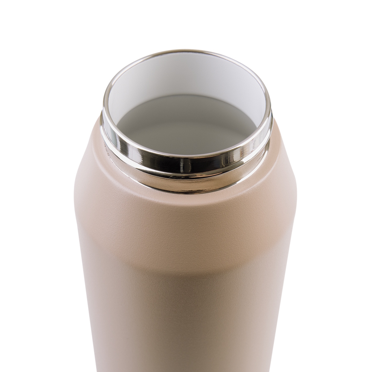 Oasis Ceramic Lined Stainless Steel Insulated Capri Drink Bottle Quick Release Lid 1l Latte-4