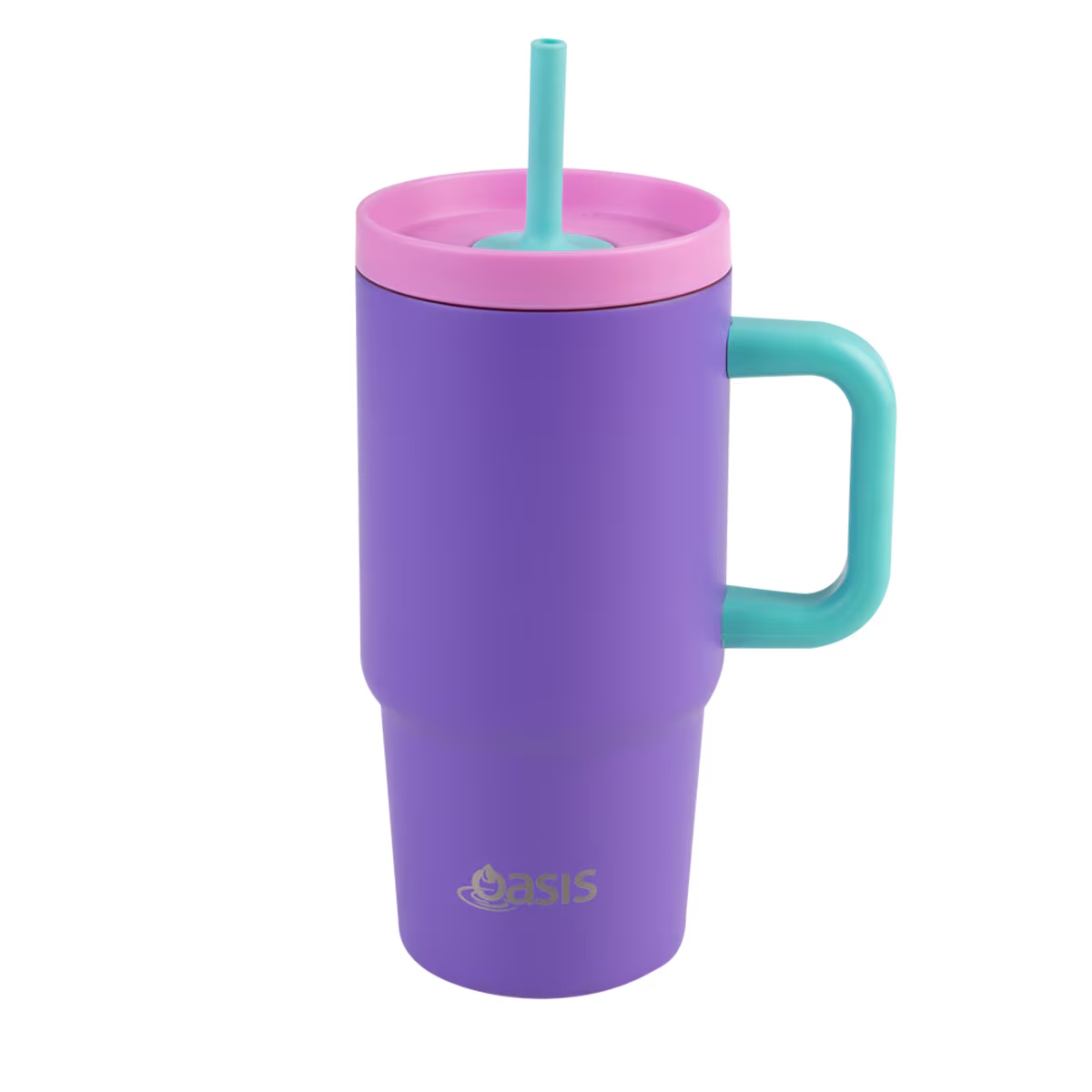 Oasis Stainless Steel Double Wall Insulated Jnr Commuter Travel Tumbler 700ml Mermaid Purple