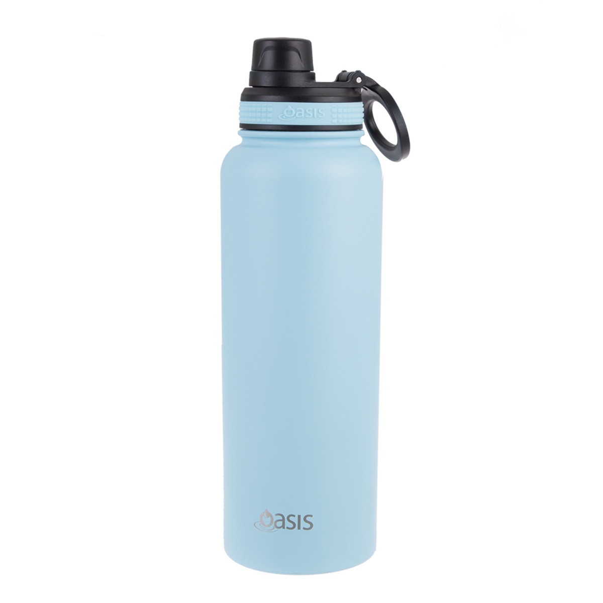Oasis Stainless Steel Insulated Challenger Sports Bottle With Screw Cap 1.1L- Island Blue-1