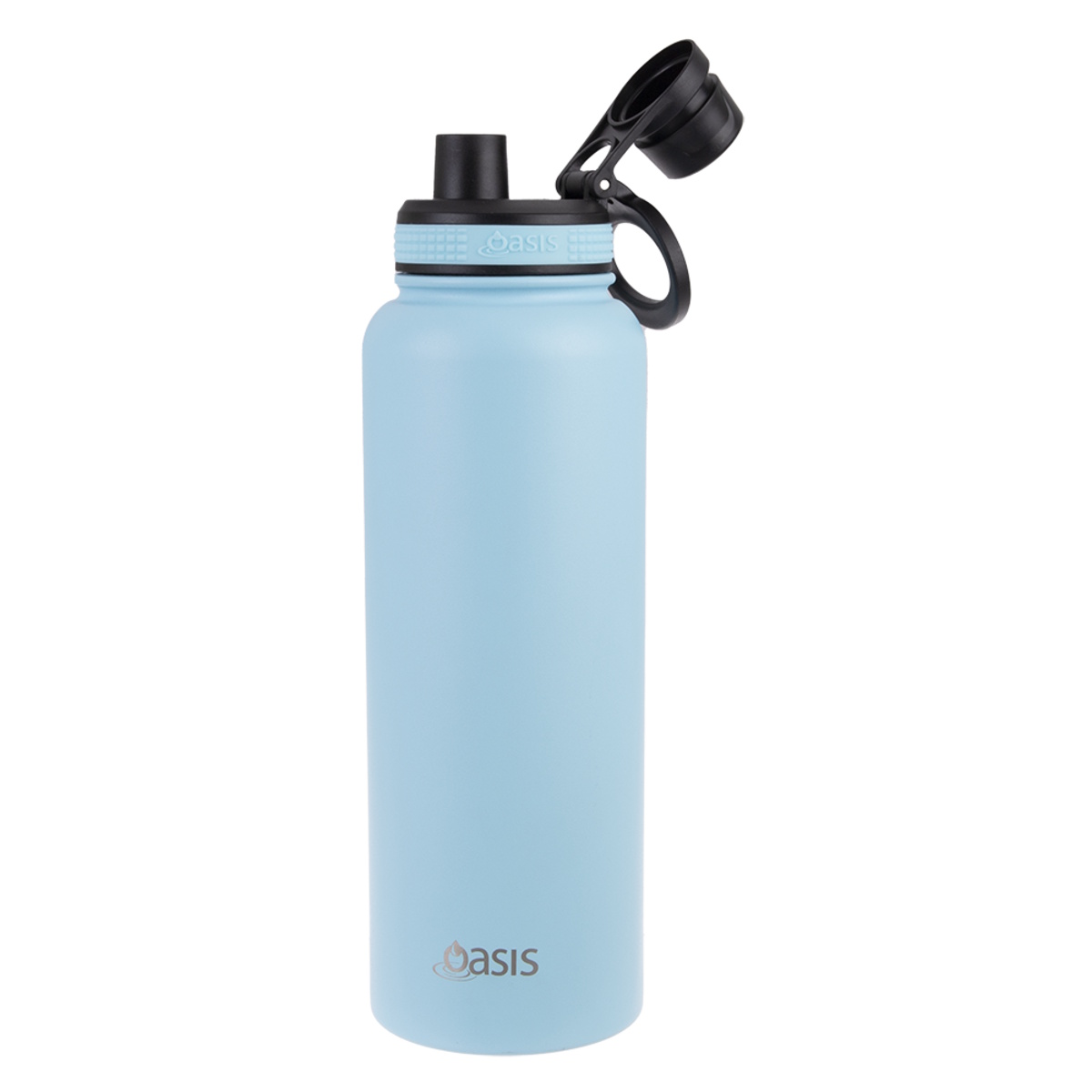 Oasis Stainless Steel Insulated Challenger Sports Bottle With Screw Cap 1.1L- Island Blue-2