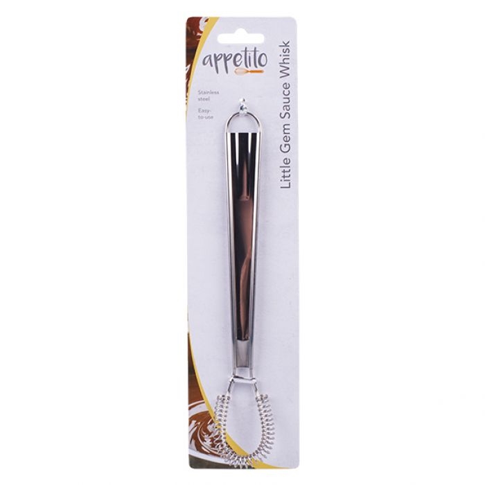 Appetito Stainless Steel Little Gem Sauce Whisk-3