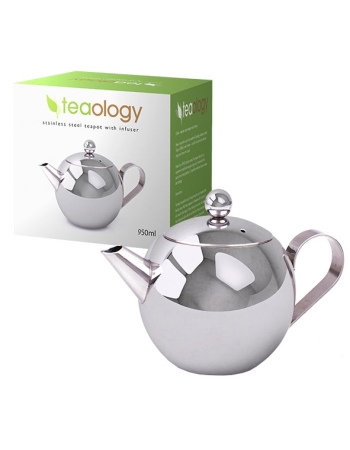 Teaology Stainless Steel Teapot W Infuser 950ml
