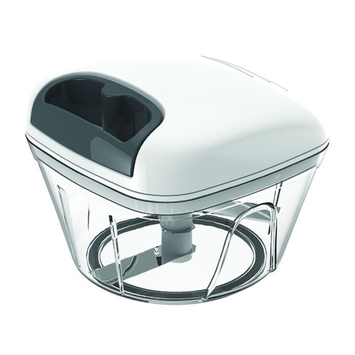 Appetito Pull Chopper - White - Grey-2