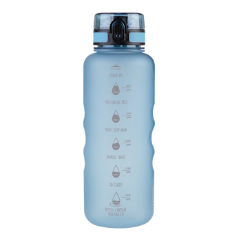 Oasis Tritan Motivational Sports Bottle 1.5l Glacier Blue