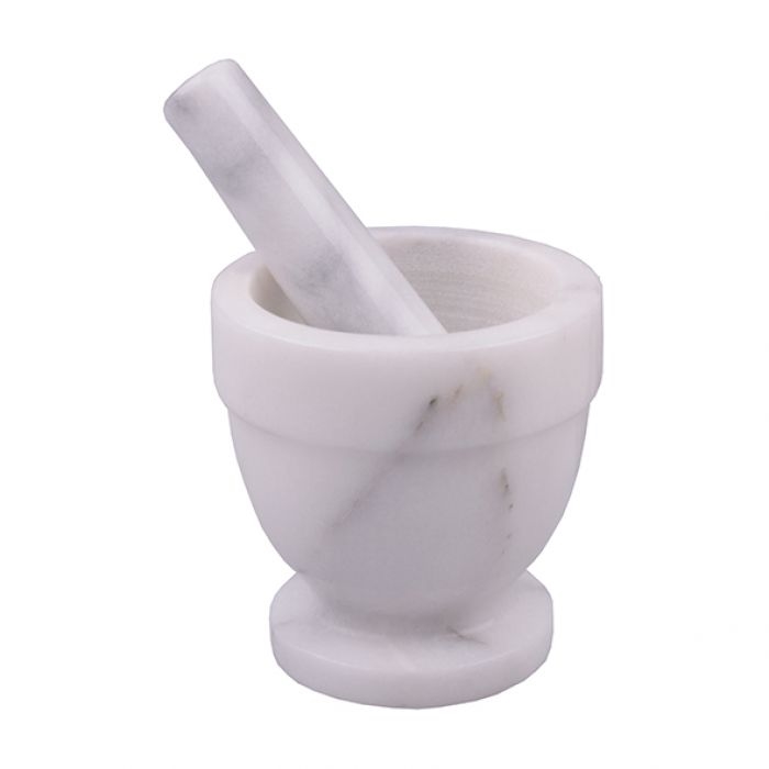 Integra Grey Marble Mortar & Pestle 10cm-2