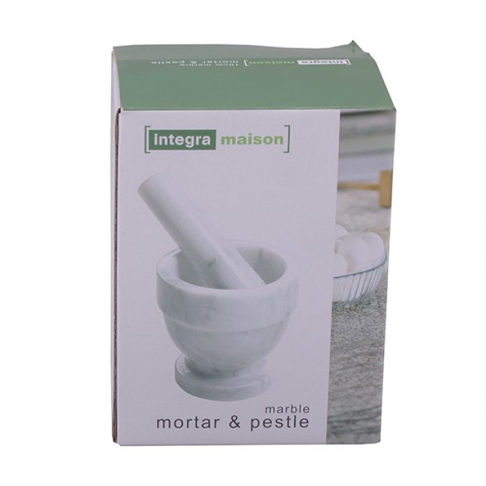 Integra Grey Marble Mortar & Pestle 10cm-3
