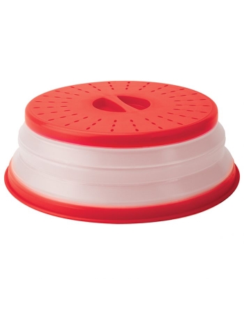 Tovolo Microwave Collapsible Food Cover - Red