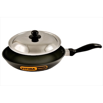 Hawkins Futura Nonstick Fry Pan Wit SS Lid 30cm NF30S