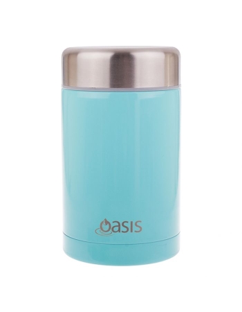 Oasis Stainless Steel Vacuum Insulated Food Flask 450ml - Spearmint