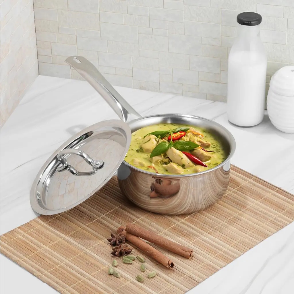 Vinod Triply Sauce Pan 16cm-3