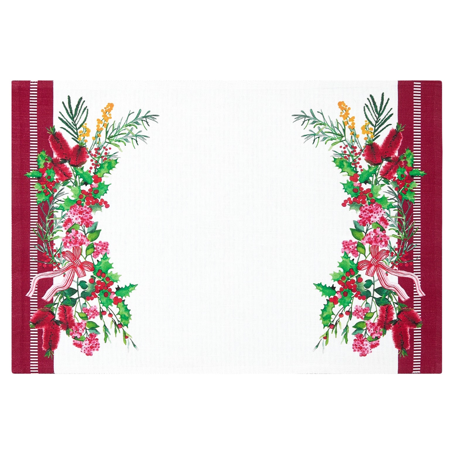 Maxwell & Williams Festive Flora Cotton Placemat 45x30cm-3