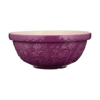 MASON CASH In The Meadow Daisy Purple Mixing Bowl 26cm/2.7L