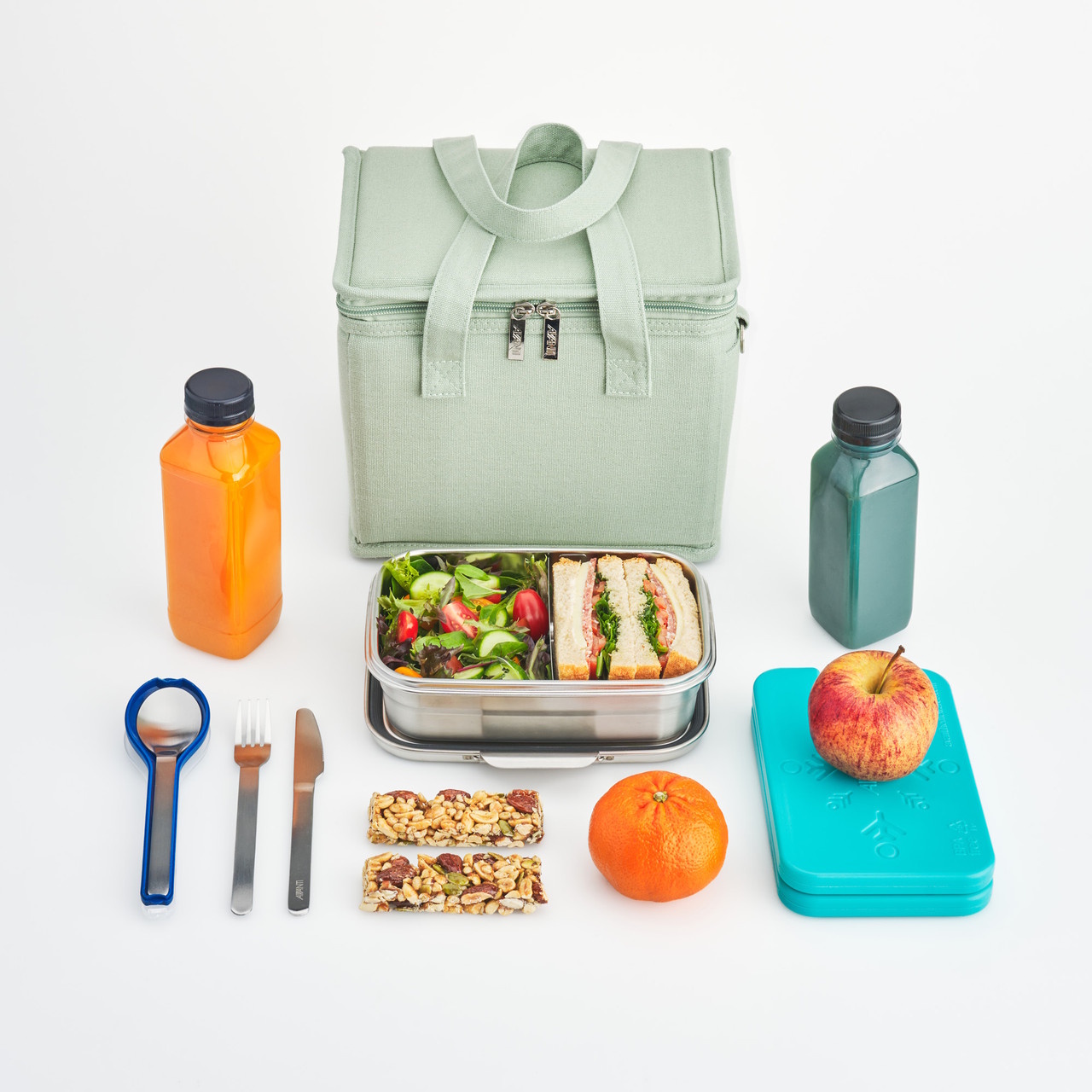 AVANTI Insulated Canvas Lunch Bag - Agave-4