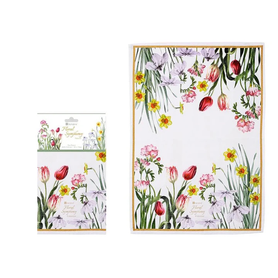 Ashdene Floral Symphony Kitchen Towel-3