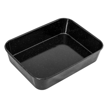 Bakemaster Vitreous Enamel Roasting Pan 35 x 25 x 6cm