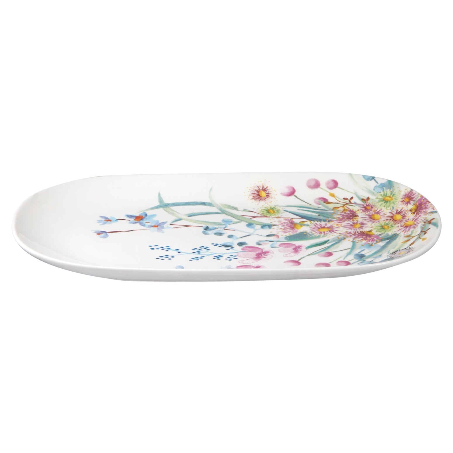 Maxwell & Williams Royal Botanic Gardens Eucalyptus Bloom Oval Platter 37x23cm Gift Boxed-2
