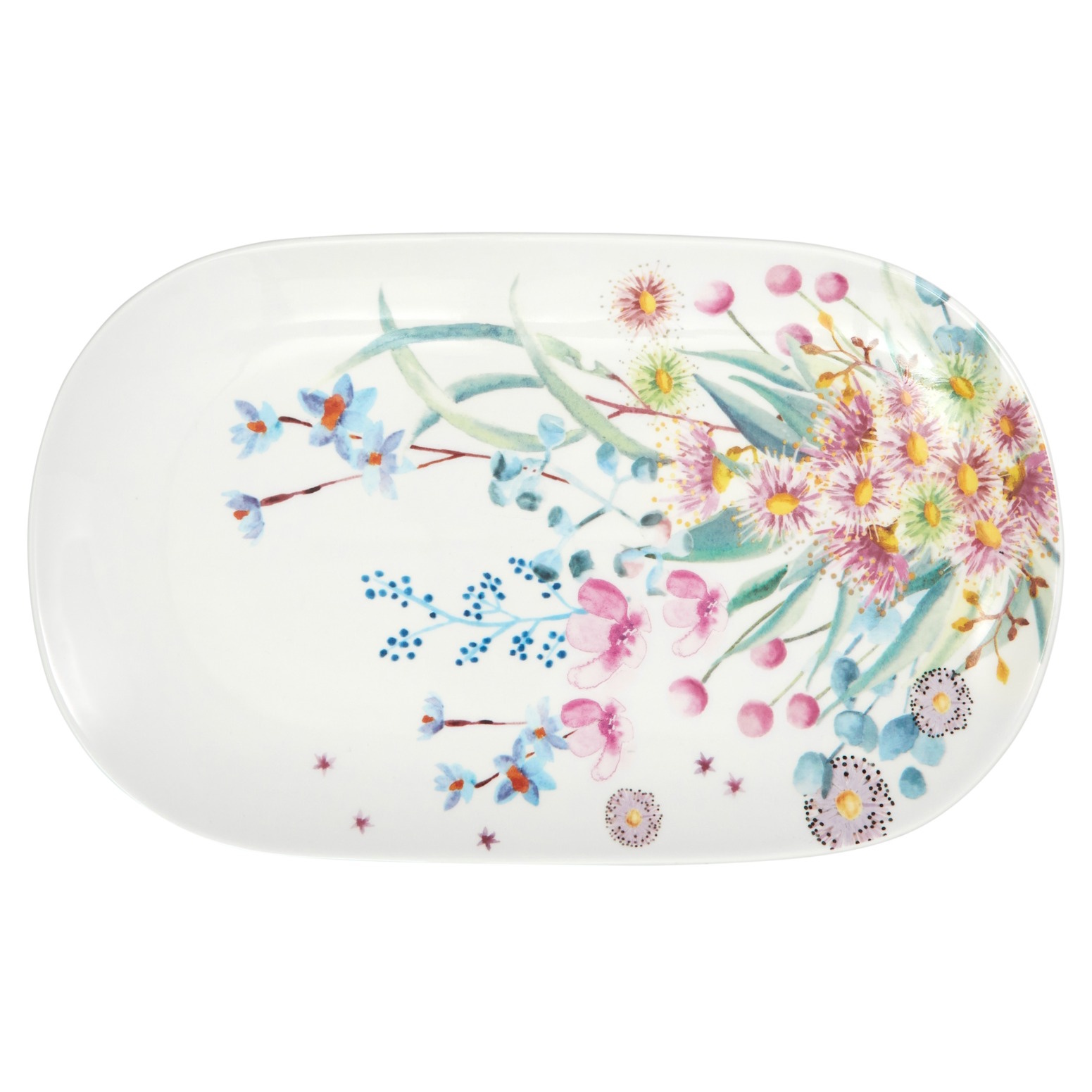 Maxwell & Williams Royal Botanic Gardens Eucalyptus Bloom Oval Platter 37x23cm Gift Boxed-4