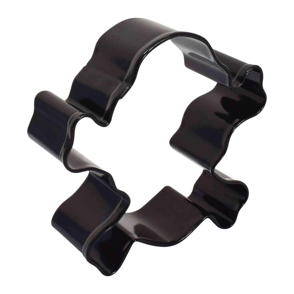 Skull & Crossbones Cookie Cutter 9cm (Black)
