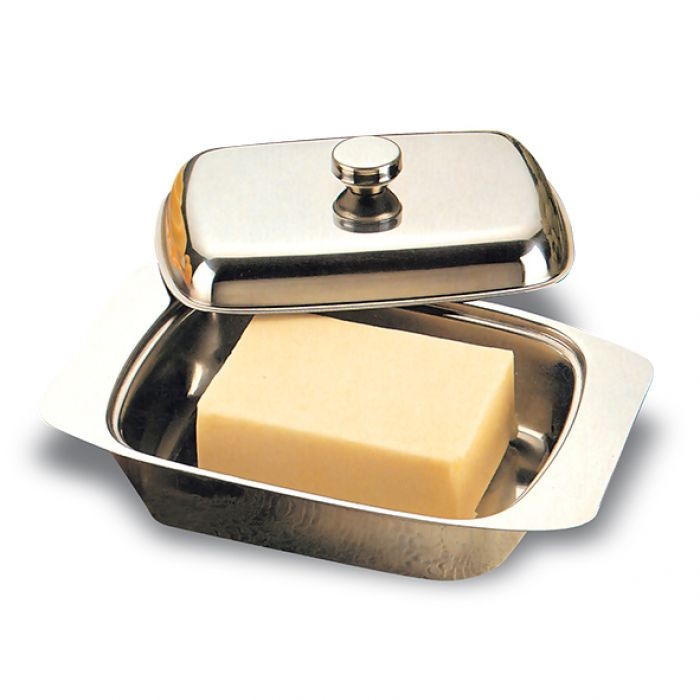 Integra 18/8 Stainless Steel Butter Dish Keeper Server with Cover