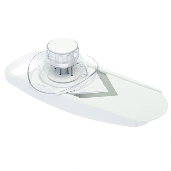 Appetito Dial-a-slice Adjustable V-slicer - White