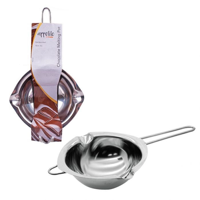 Appetito Stainless Steel Chocolate Melting Pot 12cm Dia-1
