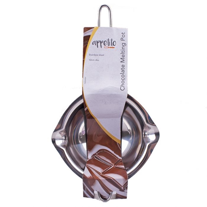 Appetito Stainless Steel Chocolate Melting Pot 12cm Dia-3