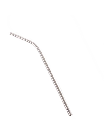 Appetito Stainless Steel Bent Drinking Straws 