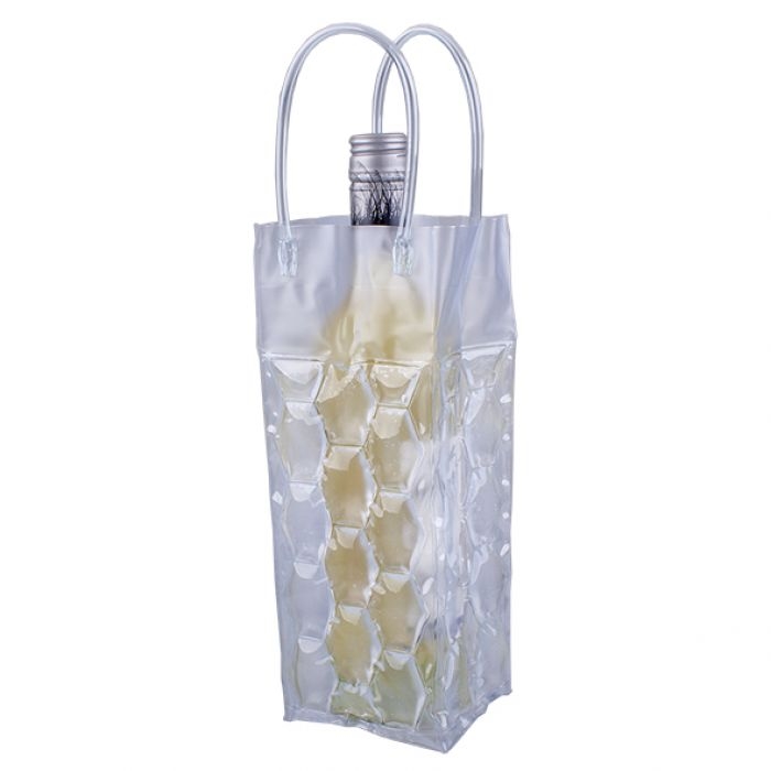 Bartender Wine Cooler Bag With Gel - Clear-2