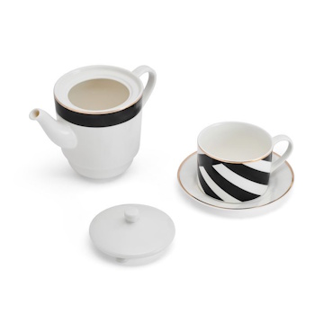 Mikasa Luxe Deco Fine China Tea for One, 500ml