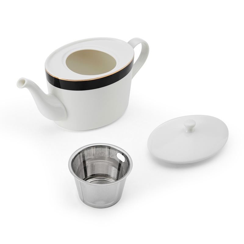 Mikasa Luxe Deco Fine China Infuser Teapot, 1100ml-3