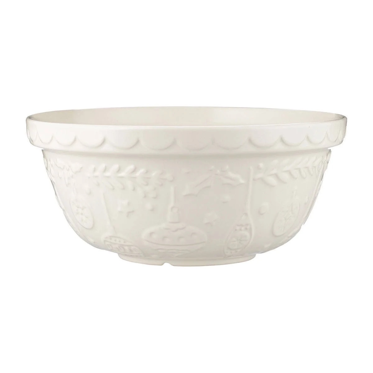Mason Cash Merry & Bright Ceramic Mixing Bowl, 16cm/3 Litre-2