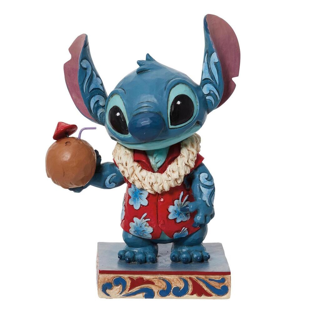 Jim Shore Disney Traditions - Stitch With Coconut-4